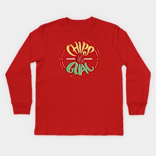 Chips & Guac Kids Long Sleeve T-Shirt